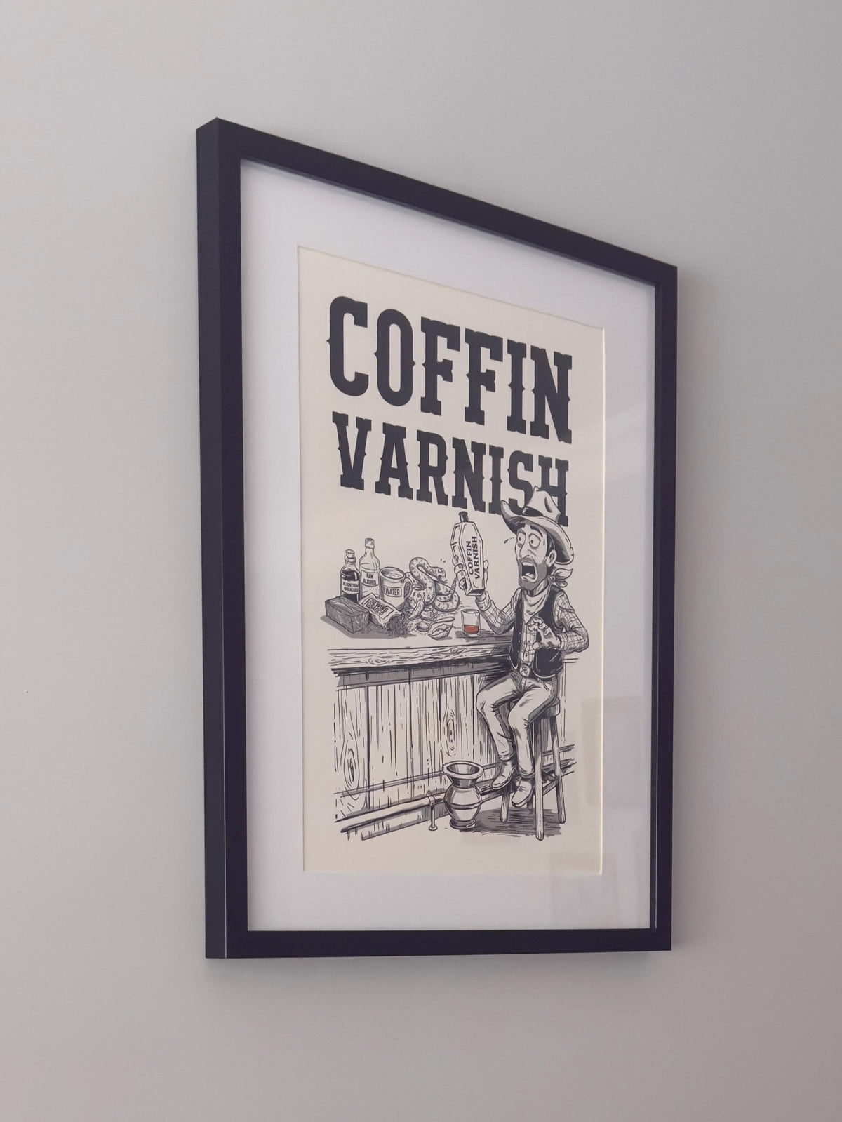 Wild West - Coffin Varnish Art (Print Only)