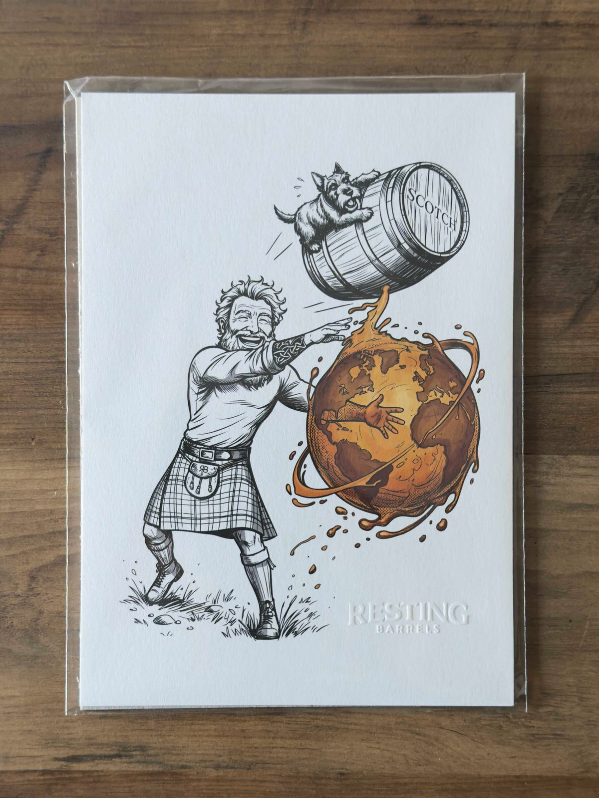 Highland Games - Scotch Put Art (Print Only)